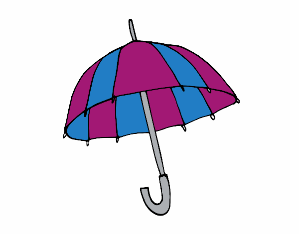 Dibujo de Un paraguas pintado por en Dibujos.net el día 17-05-20 a las  16:33:21. Imprime, pinta o colorea tus propios dibujos!
