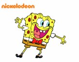 Bob Esponja saludando