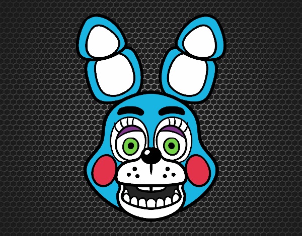 Cara de Toy Bonnie de Five Nights at Freddy's