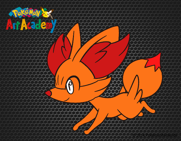 Fennekin corriendo