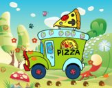 Food truck de pizza