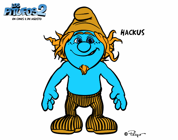 Dibujo Hackus pintado por camilito12