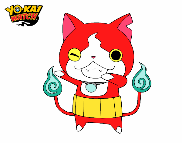 Jibanyan guiñando el ojo