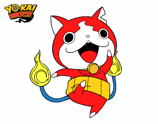 Jibanyan saltando