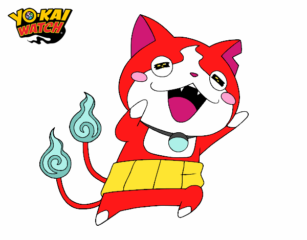 Jibanyan super feliz