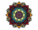 Dibujo Mandala para relajarse pintado por Morazul