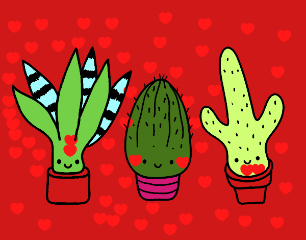 cactus enamorados