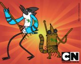 Mordecai y Rigby