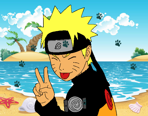 Naruto sacando lengua