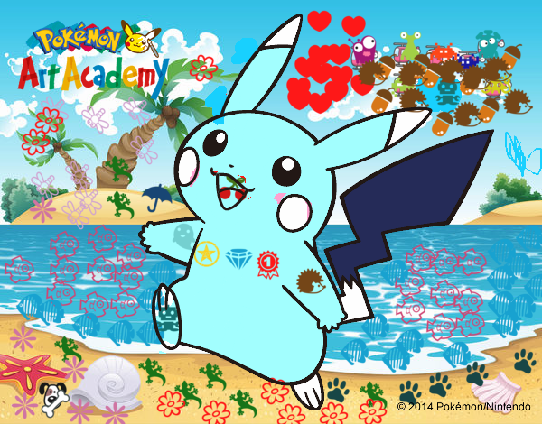 Pikachu en Pokémon Art Academy