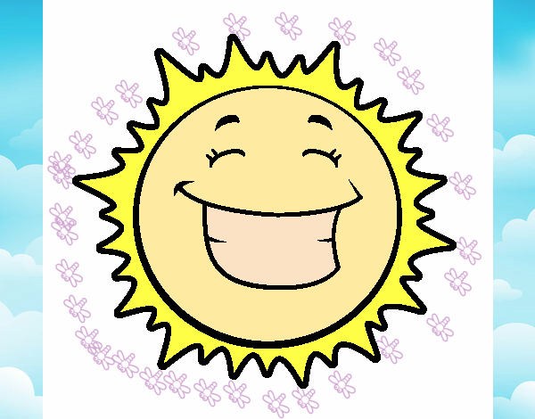 Sol sonriendo