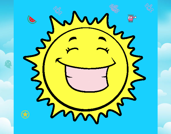 Sol sonriendo