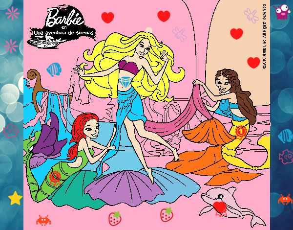 Barbie con sirenas