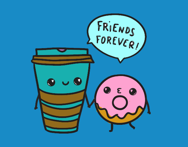 Café y donut