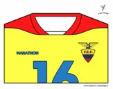 Camiseta del mundial de fútbol 2014 de Ecuador