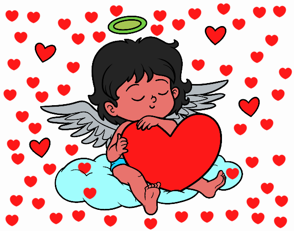 Cupido con corazón