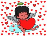 Cupido con corazón