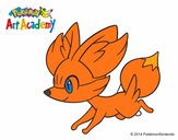 Fennekin corriendo