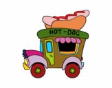 Food truck de perritos calientes