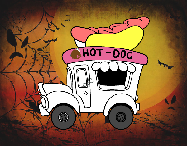 Food truck de perritos calientes