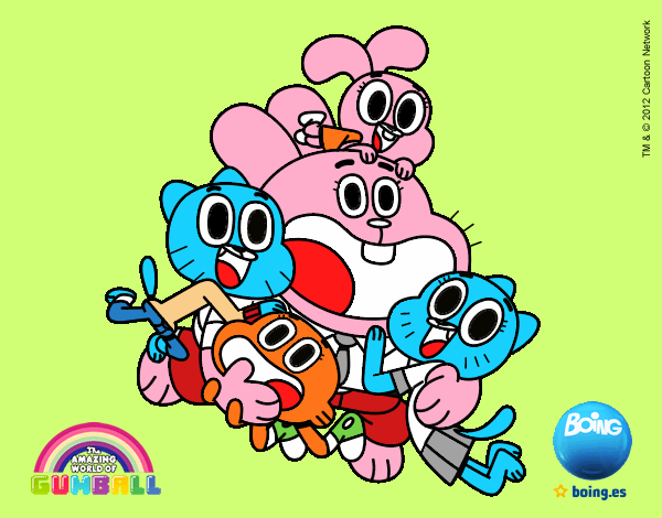 la familia de gumball