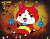 Jibanyan saludando