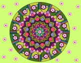 Dibujo Mandala flor con círculos pintado por YOSOY1