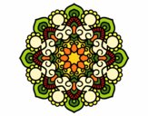 Dibujo Mandala reunión pintado por Magiamaya