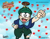 Nobita Holmes volando