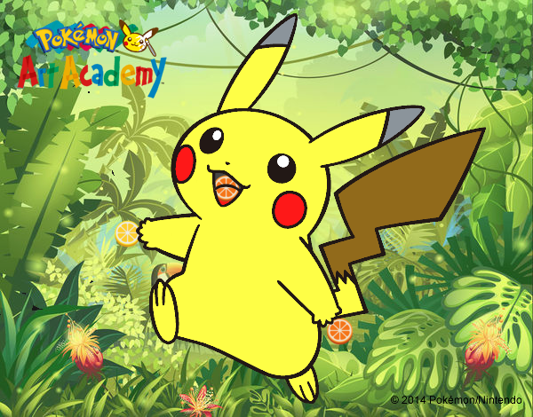 Pikachu en Pokémon Art Academy