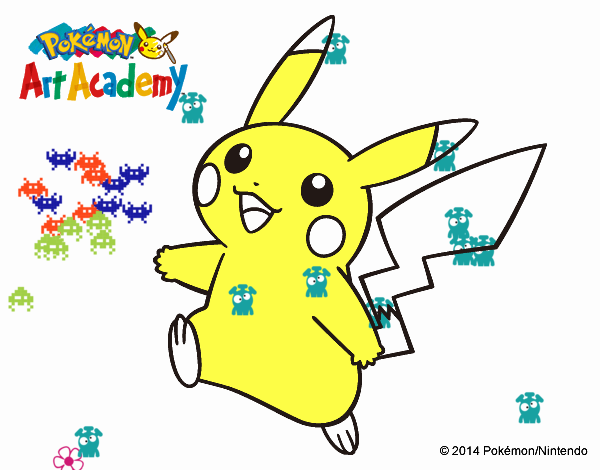 Pikachu en Pokémon Art Academy