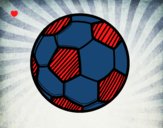 Dibujo Balón de fútbol pintado por mari2002