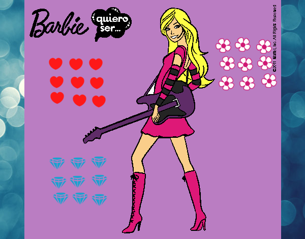 BARBIE ROCKERA