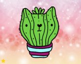 Dibujo Cactus gato pintado por Osiita