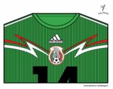 Camiseta del mundial de fútbol 2014 de México