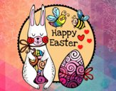 Dibujo Happy Easter pintado por cuyito