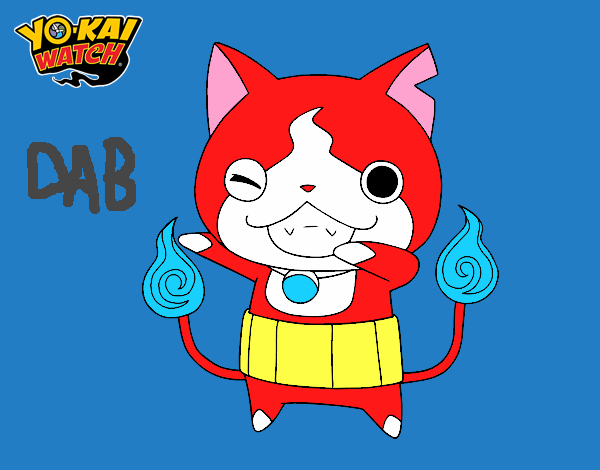 Jibanyan guiñando el ojo