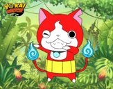 Jibanyan guiñando el ojo