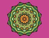 Dibujo Mandala con estratos pintado por marciagonz