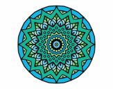 Dibujo Mandala creciente pintado por marciagonz