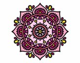 Dibujo Mandala para relajarse pintado por marciagonz
