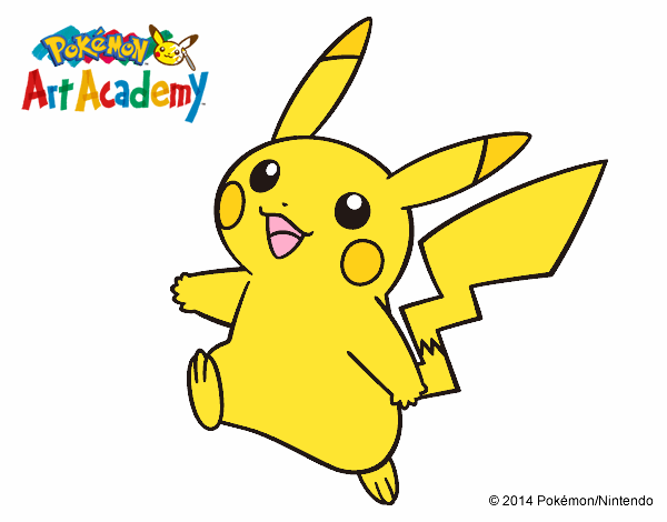 Pikachu en Pokémon Art Academy