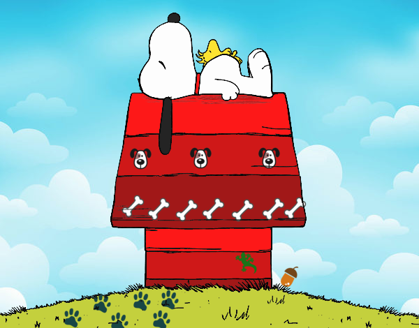 Snoopy durmiendo