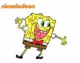 Bob Esponja saludando