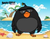 Dibujo Bomb de Angry Birds pintado por Joer