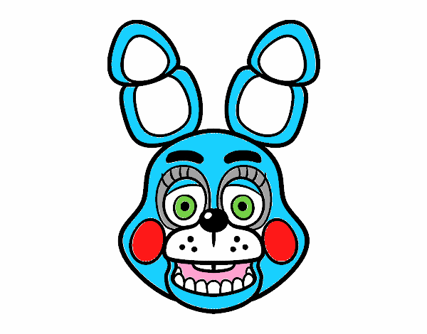 Cara de Toy Bonnie de Five Nights at Freddy's