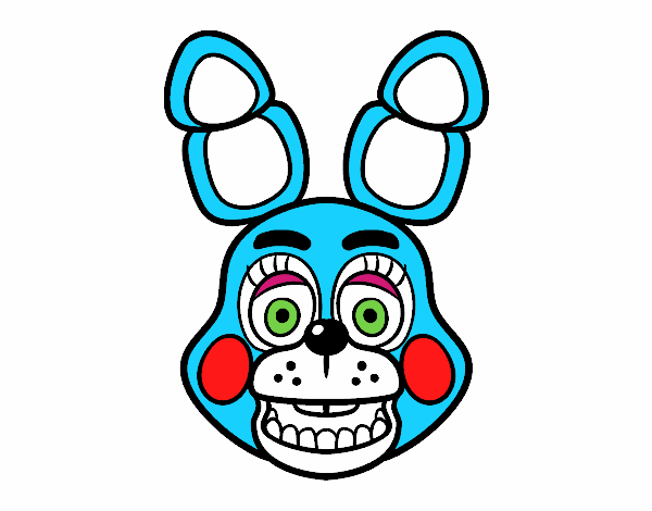 Cara de Toy Bonnie de Five Nights at Freddy's