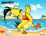 Dibujo Chuck de Angry Birds pintado por Joer