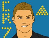 Dibujo Cristiano Ronaldo cara pintado por Joer
