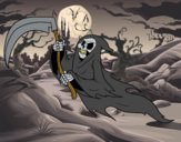 Dibujo Fantasma de la muerte pintado por Joer